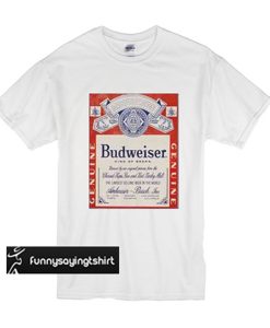 Budweiser Distressed Label