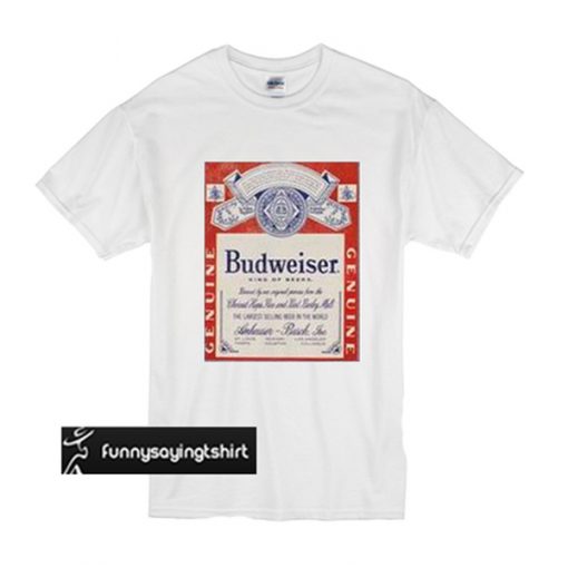 Budweiser Distressed Label