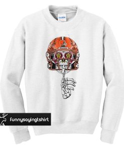 Cleveland Browns Skull shut the fuck up sweatshirt