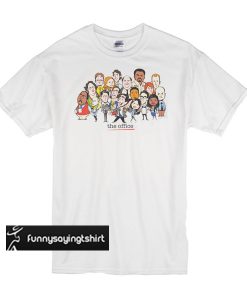 The Office Cartoons Character t shirt