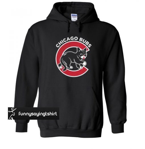 Chicago bubs cat hoodie