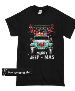 Christmas Merry Jeep-Mas t shirt