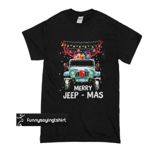 Christmas Merry Jeep-Mas t shirt