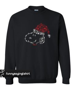 Christmas diamond Snoopy smile face sweatshirt