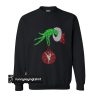 Grinch Hand holding Ballet Twinkle Ornament Christmas sweatshirt