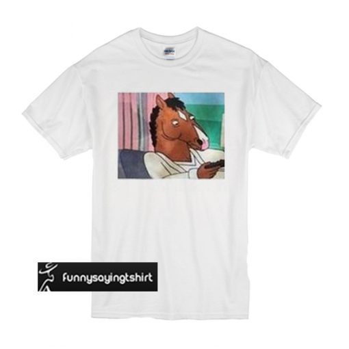 Horse Funny Cartoon Movie t shirt