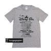 I Am A Disney Girl t shirt