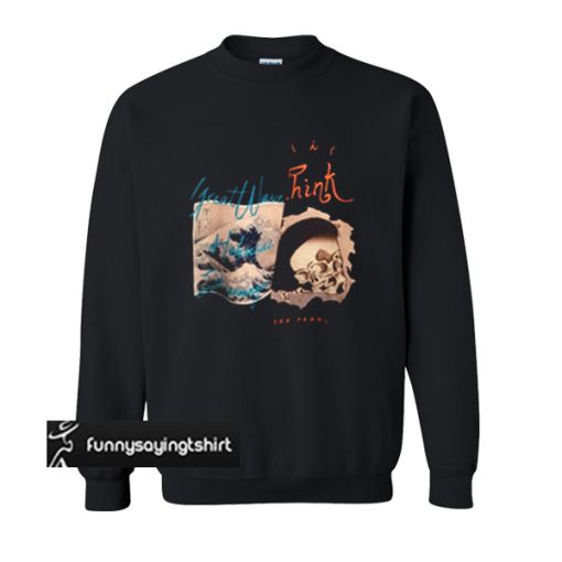 I Great Wave Think sweatshirt