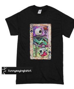 Jack Skellington playing card t shirt