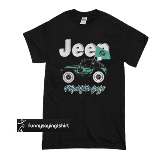 Jeep Philadelphia Eagles t shirt