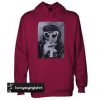 Kurt Cobain Smoking Maroon hoodie