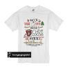 Let's bake stuff drink hot cocoa and watch hallmark Christmas movies t shirt