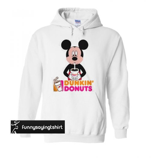 Mickey Mouse dunkin’ donuts hoodie