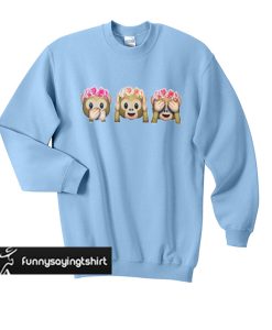 Monkey Emoji sweatshirt