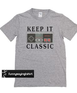 Nintendo Keep it classic t shirt