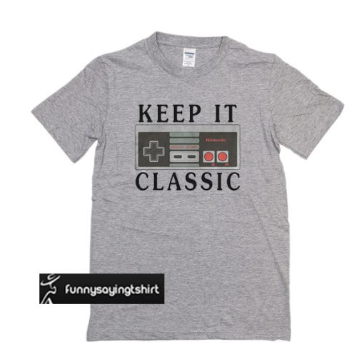 Nintendo Keep it classic t shirt