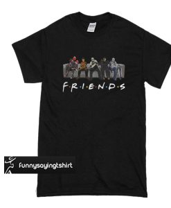Pennywise It Leatherface Krueger Jason Voorhees Myers Friends t shirt