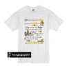 Pooh You Are My Sunshine My Only Sunshine t shirt