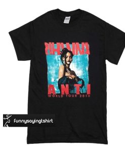 RIHANNA ANTI World Tour 2016 t shirt