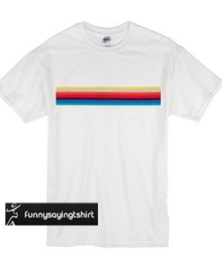 Rainbow Striped t shirt