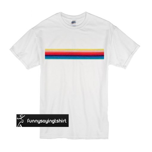 Rainbow Striped t shirt