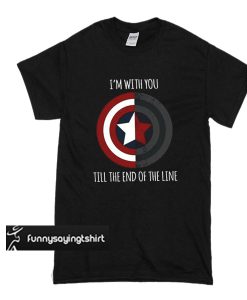 captain america logo t shirt