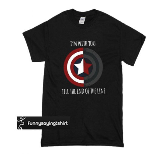 captain america logo t shirt