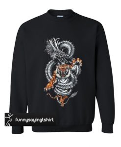 dragon tiger sweatshirt