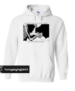 i diet for you one time but never again hoodie