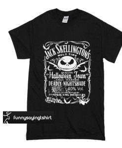 jack skellington's hold time halloween town t shirt