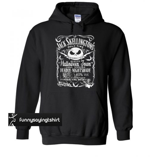 jack skellington’s hold time halloween town hoodie