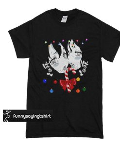 Ahegao Face Shirt Funny Merry Christmas Anime Girls Hentai t shirt