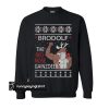 Brodolf the Rednose Gainzdeer ugly Christmas sweatshirt