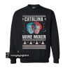 Catalina wine mixer knitting pattern 3D all over print sweatshirt