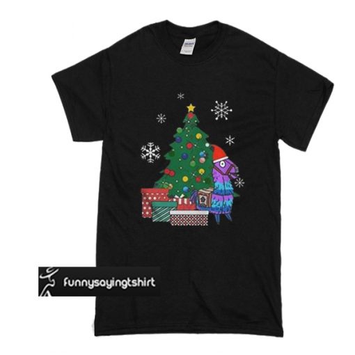 Fortnite Loot Llama Christmas t shirt