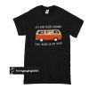 Hippie car and cat on a dark desert highway cool wind in my hair t shirt