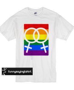 Lesbian Pride Rainbow t shirt