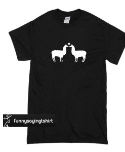 Llama Love t shirt