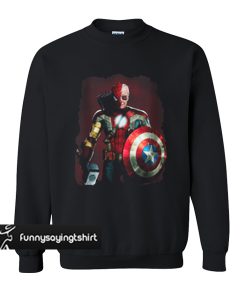 Stan Lee marvel all avengers heroes in one sweatshirt