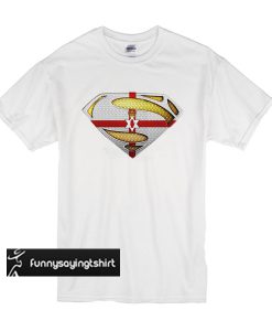 Superman of England t shirt