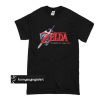 Zelda Ocarina of Time 3D logo t shirt