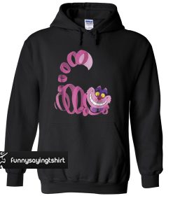 cheshire faced cat funny hoodie