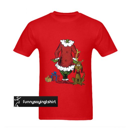 Chirsmas Grinch Dr. Suess n Max Dog t shirt