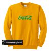 Coca-Cola yellow sweatshirt