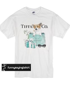 Dachshund Tiffany and CO t shirt