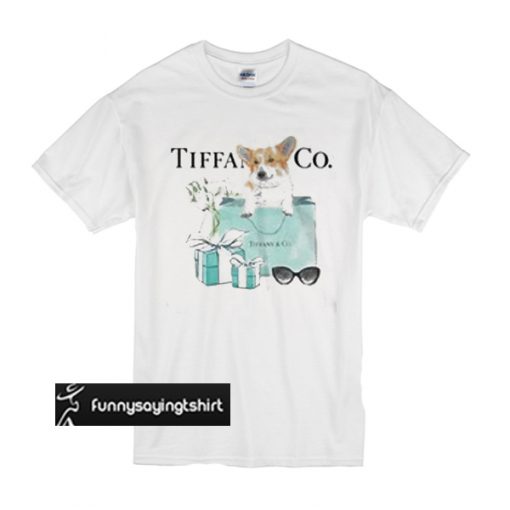 Dachshund Tiffany and CO t shirt