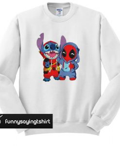 Deadpool and Stitch sweatshirt