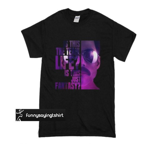 Freddie Mercury is this the real life is this just fantasy t shirt