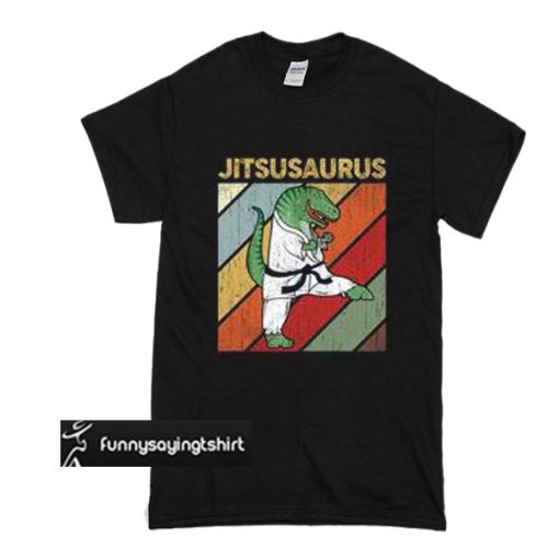 Funny Jitsusaurus T Rex t shirt