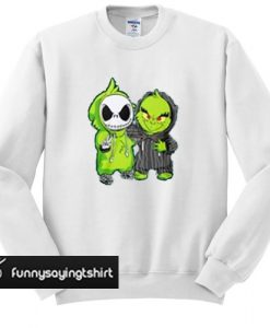 GRINCH AND JACK SKELLINGTON sweatshirt